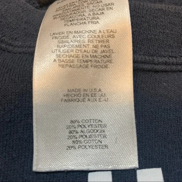 Vintage Adidas New York Yankees Baseball Crew Neck Sweatshirt Made USA Size 2XL - Picture 6 of 7